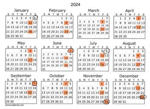 2024 Ecotech Collection Calendar